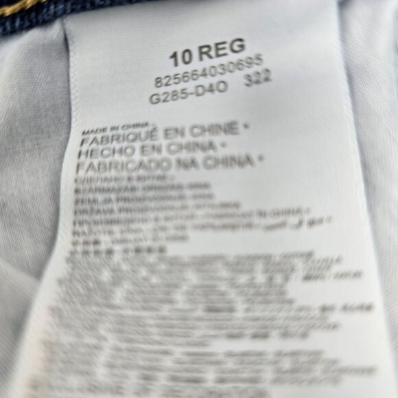 Levis Silvertab Mini Mom Jeans Girls 10 Reg Cotton Blend Mid-Rise‎ Denim - Picture 6 of 10